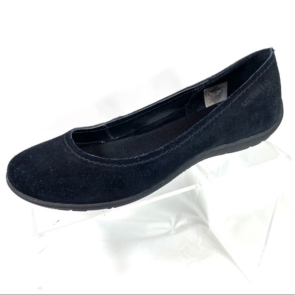 Merrell Shoes - Merrell Ballet Flats Black Suede Size 9